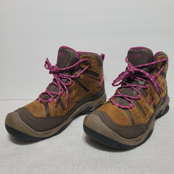 KEEN Circadia Vent Hiking Boot Shoe Waterproof Syrup Bosenberry Women's - Picture 14 of 16